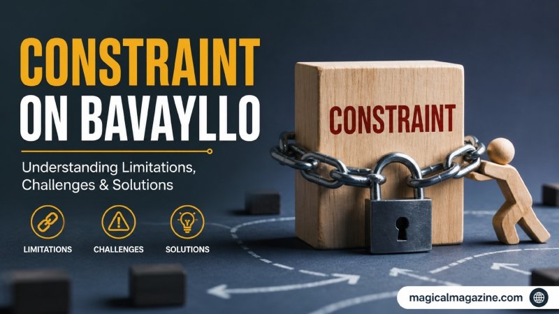 Constraint on Bavayllo explained with its key limitations, causes, and solutions to improve efficiency, performance, and long-term growth.