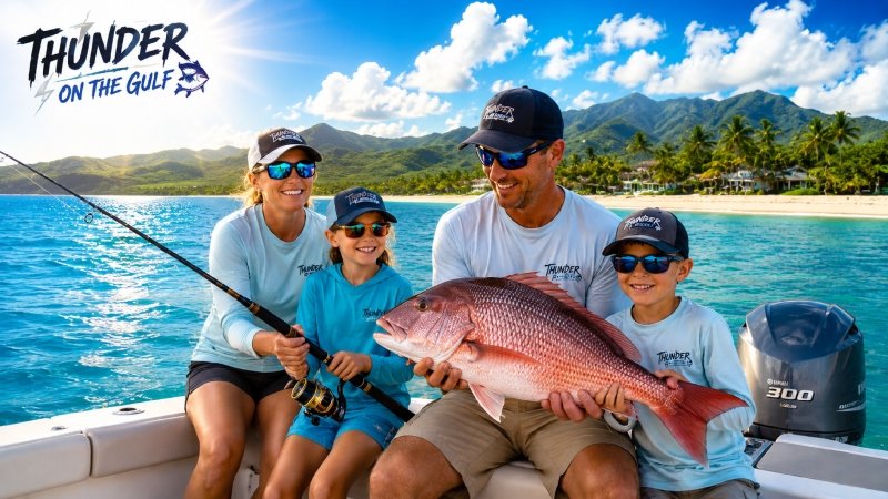 Fishing Family ThunderOnTheGulf
