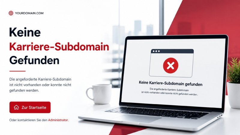 Keine Karriere-Subdomain Gefunden